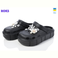 Кроксы Roks Progress 152-2-1 чорний