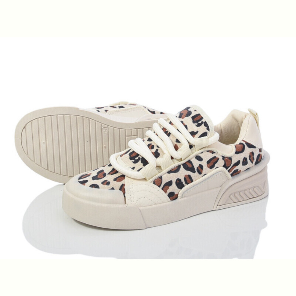 Кроссовки Violeta 143-40 beige-khaki