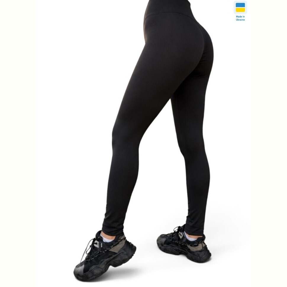 Лосины Sport style 5276 з пушапом чорний