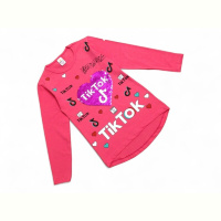 Батник Kids-modnik 7152 малиновий TikTok