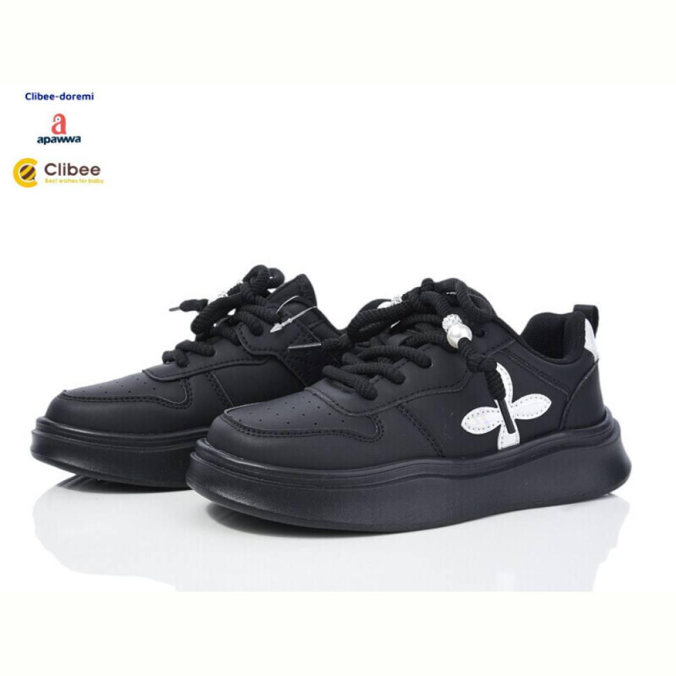 Кроссовки Clibee-Doremi EC349 black-silver