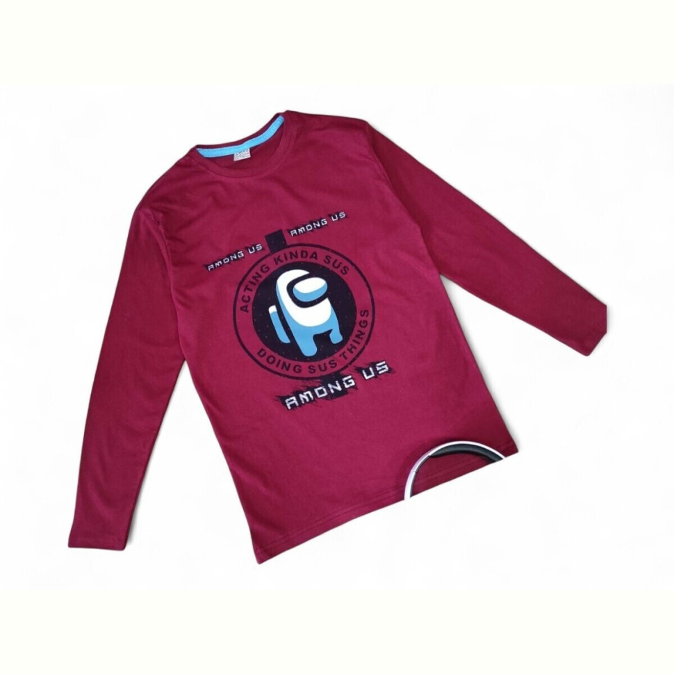 Батник Kids-modnik 4391 бордовий міньйон