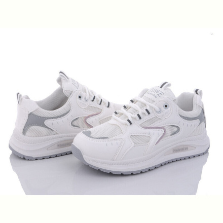 Кроссовки Violeta 45-98 white-grey