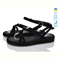 Босоножки Prime-Opt Paradize R-SAN-5601 чорний замш