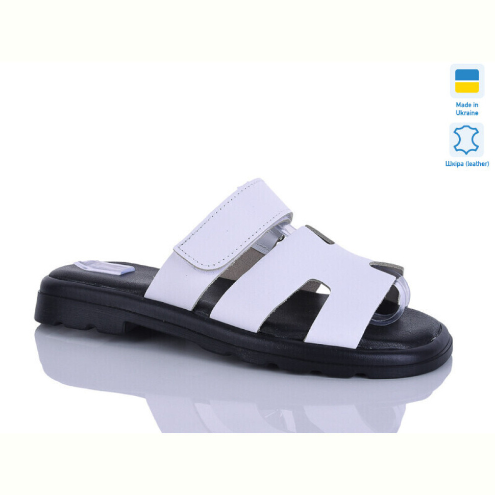 Шлепки Sali 8-2 білий к.