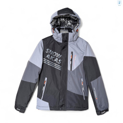 Куртка Audsa BS23126-68 black-grey підліток