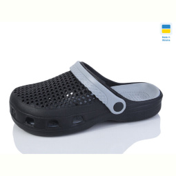 Кроксы SANLIN 2 B302 чор-сірі