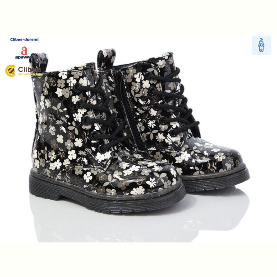 Ботинки Clibee-Doremi KB540 black-white