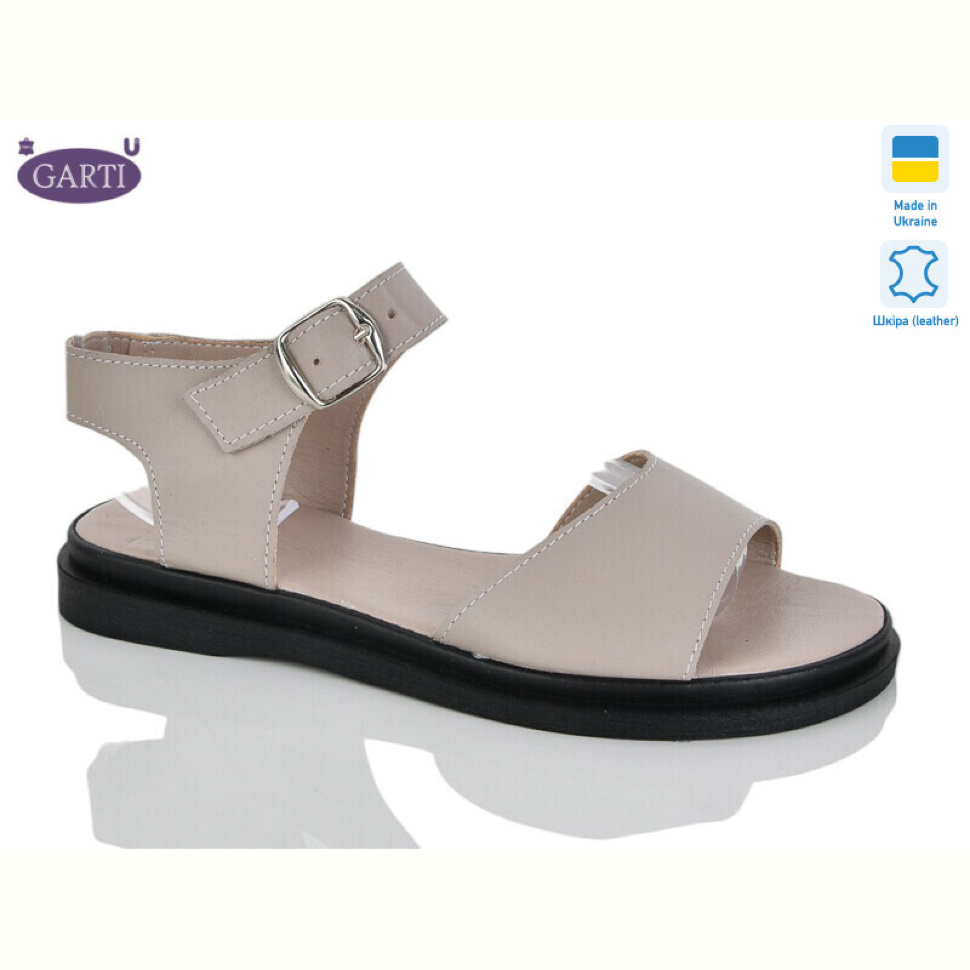 Босоножки Garti 140 беж шкіра