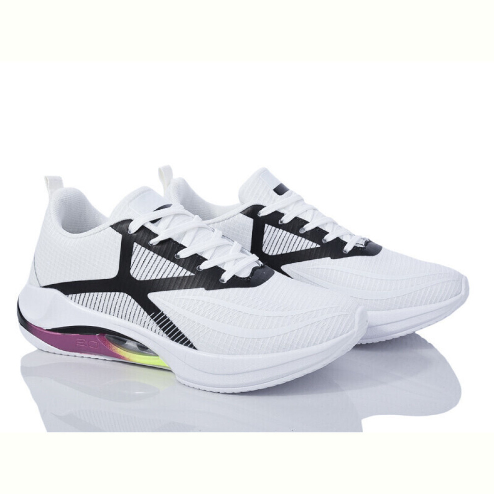 Кроссовки Violeta 24-155 white-black