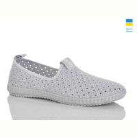 Слипоны DeMur 526 сірий