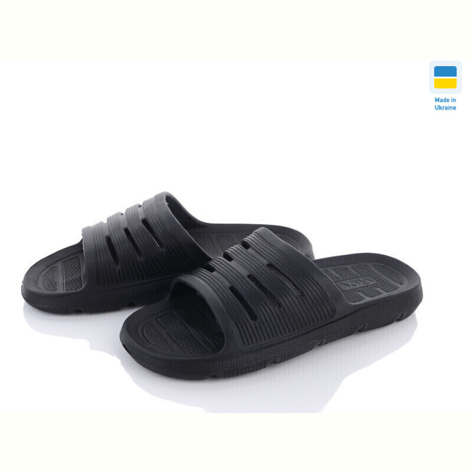 Шлепки Vladimir Крок С72 чорний