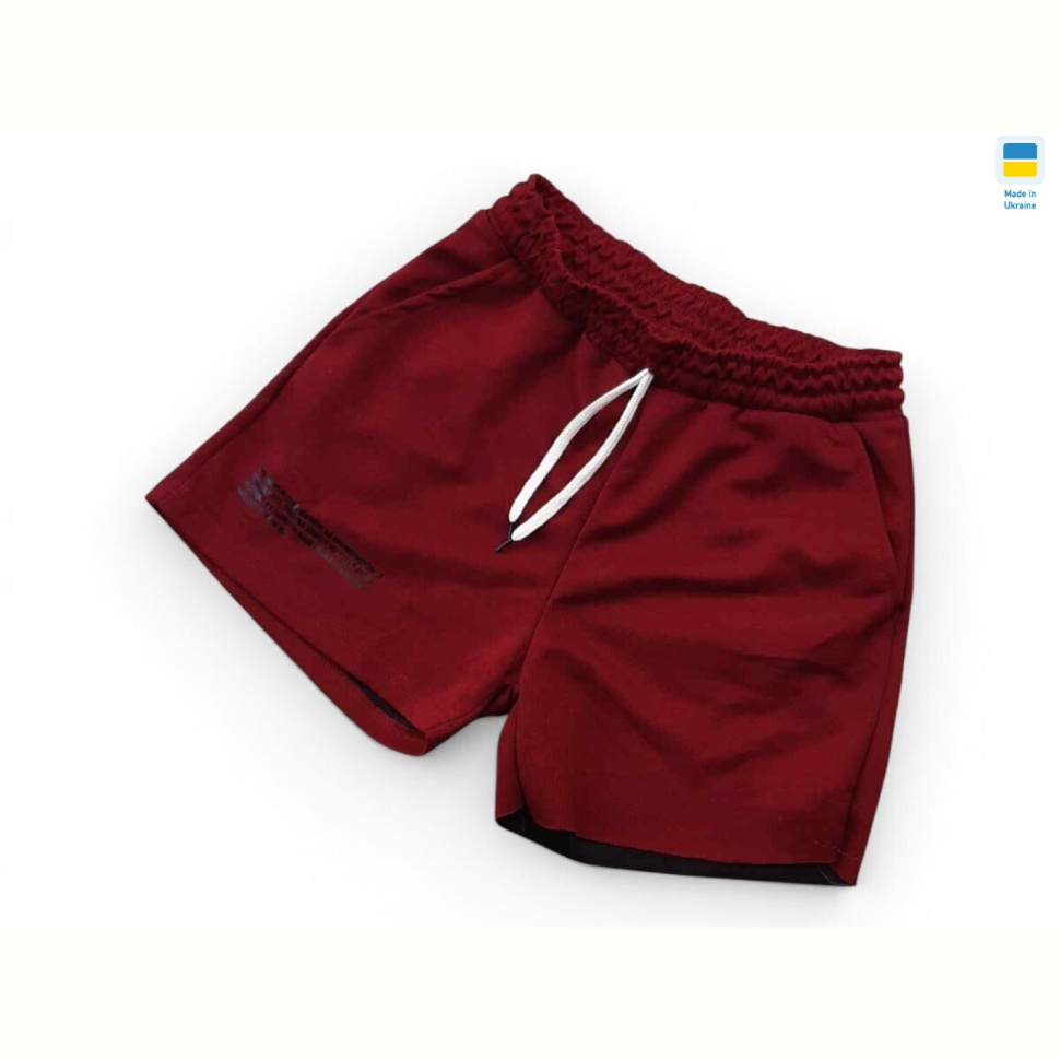 Шорты Sport style 5 бордовий