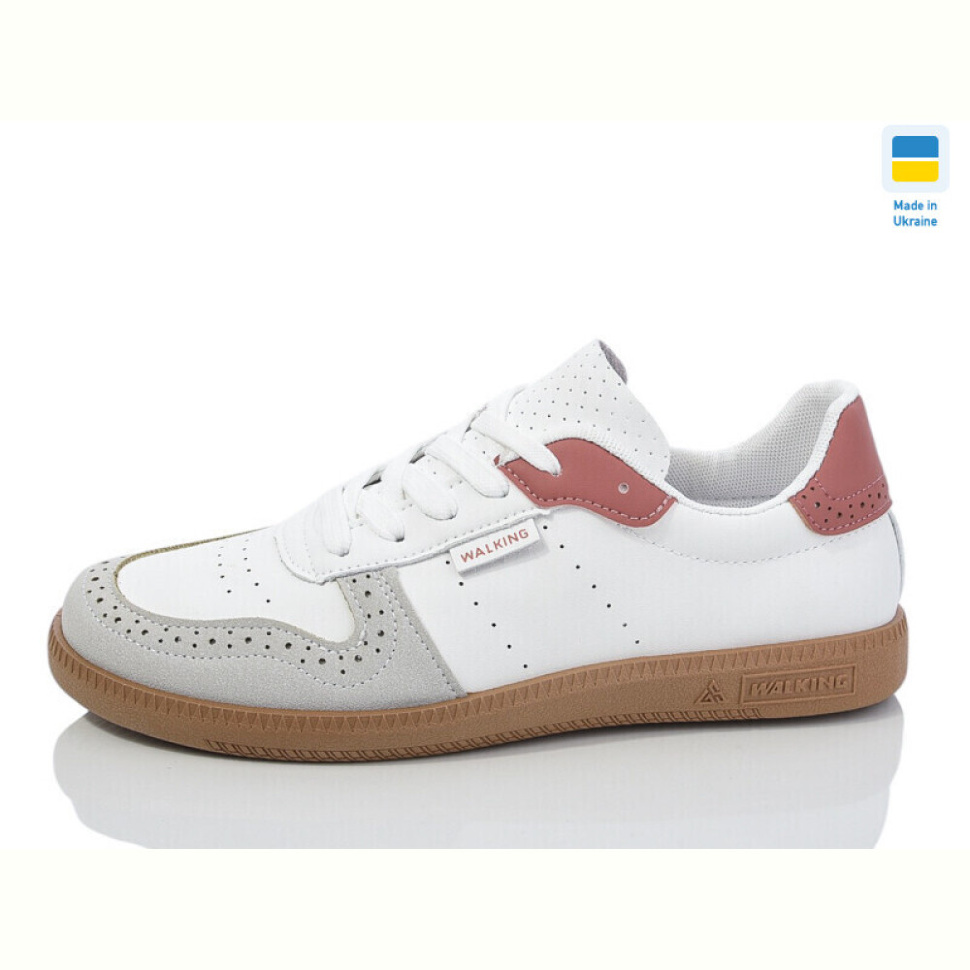 Кроссовки DeMur 720-1 білий-рожев