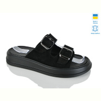 Шлепки Sali 91 чорний з.