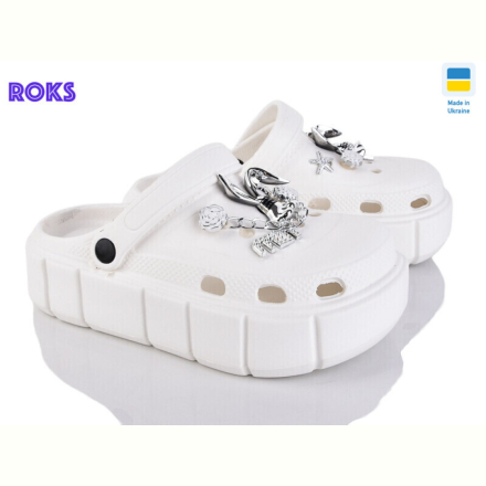 Кроксы Roks 152-16 білий