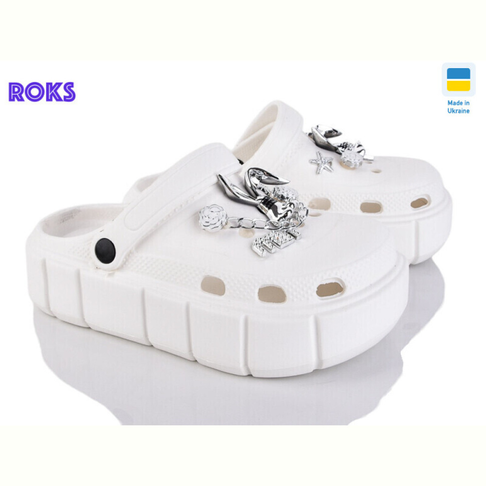 Кроксы Roks 152-16 білий