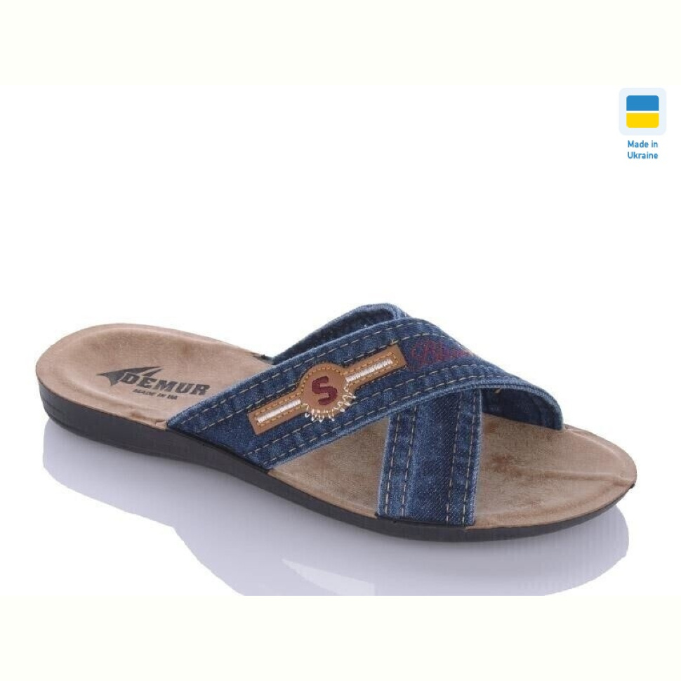 Шлепки DeMur MD2026-2-2137 синій