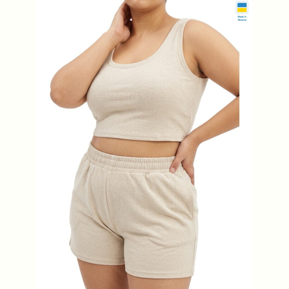 Костюм Sport style 897 бежевий