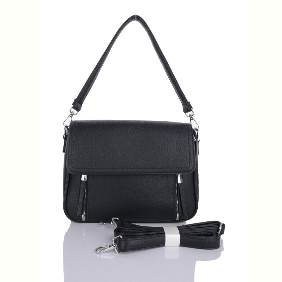 Сумка Sheng Ma-Lusha 66015 black (10x20x25)