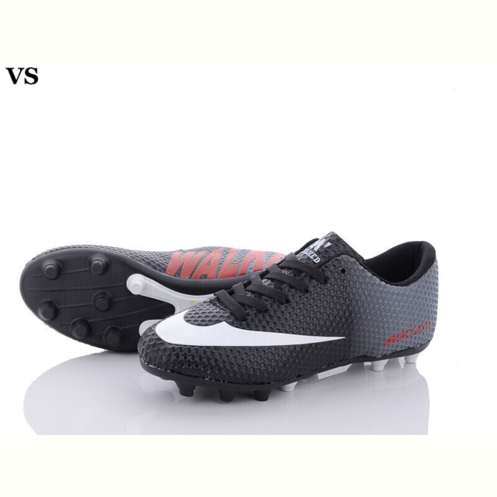 Футбольная обувь VS Mercurial 08 Black Crampon (36-39)
