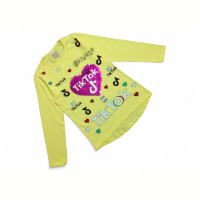 Батник Kids-modnik 7152 жовтий TikTok