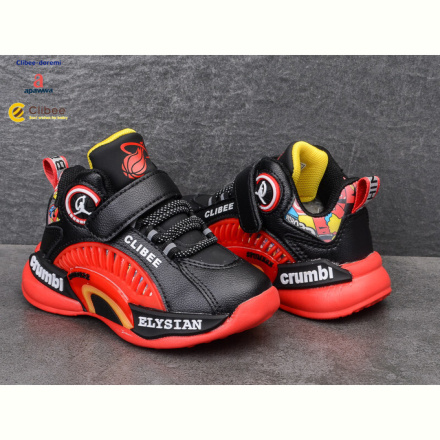 Кроссовки Clibee-Doremi L353 black-red