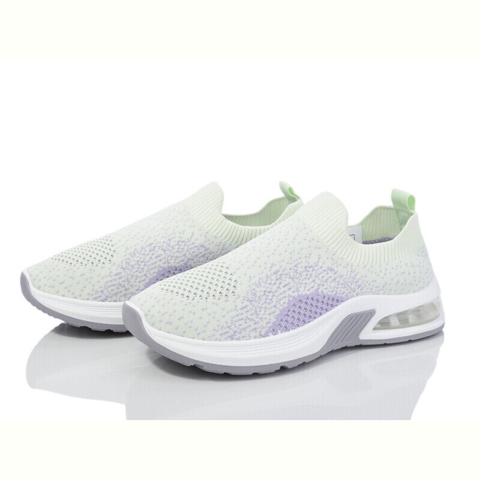 Кроссовки Violeta 92-35 green-purple