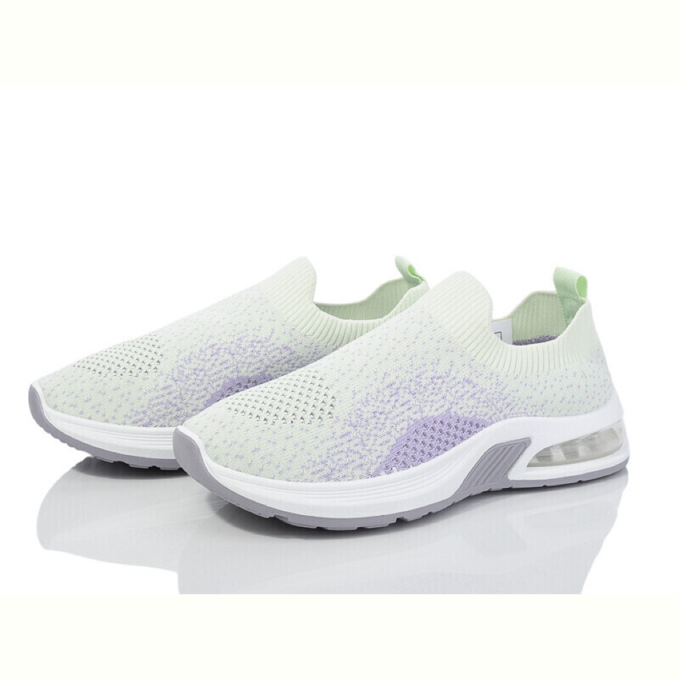 Кроссовки Violeta 92-35 green-purple