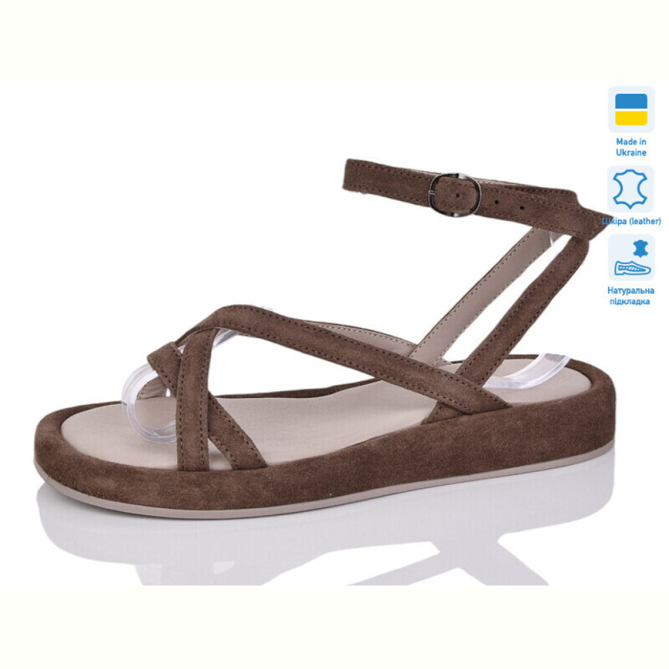 Босоножки Prime-Opt Paradize R-SAN-5613 коричневий замш