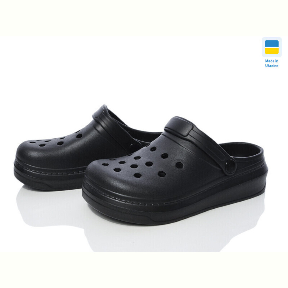Кроксы Golden Lion 312 чорний Кроксы Golden Lion 312 чорний