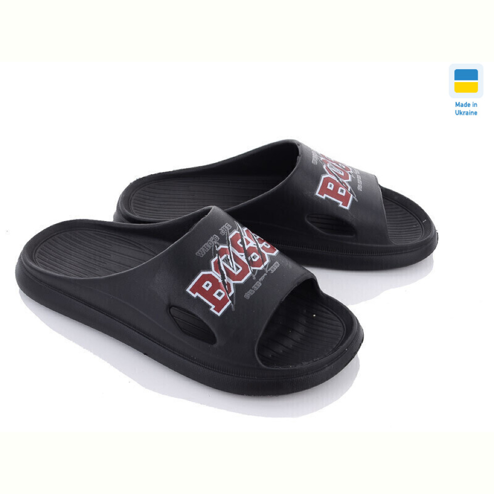 Шлепки Vladimir Крок Укр С79 чорний