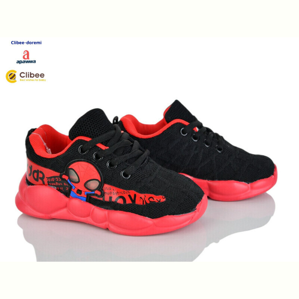 Кроссовки Clibee-Doremi AC908-2 black-red