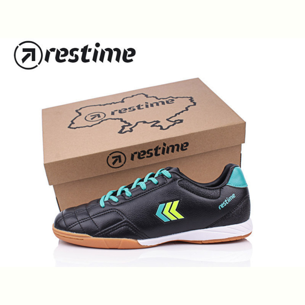 Футбольная обувь Restime DWB19888 black-cyan-lime
