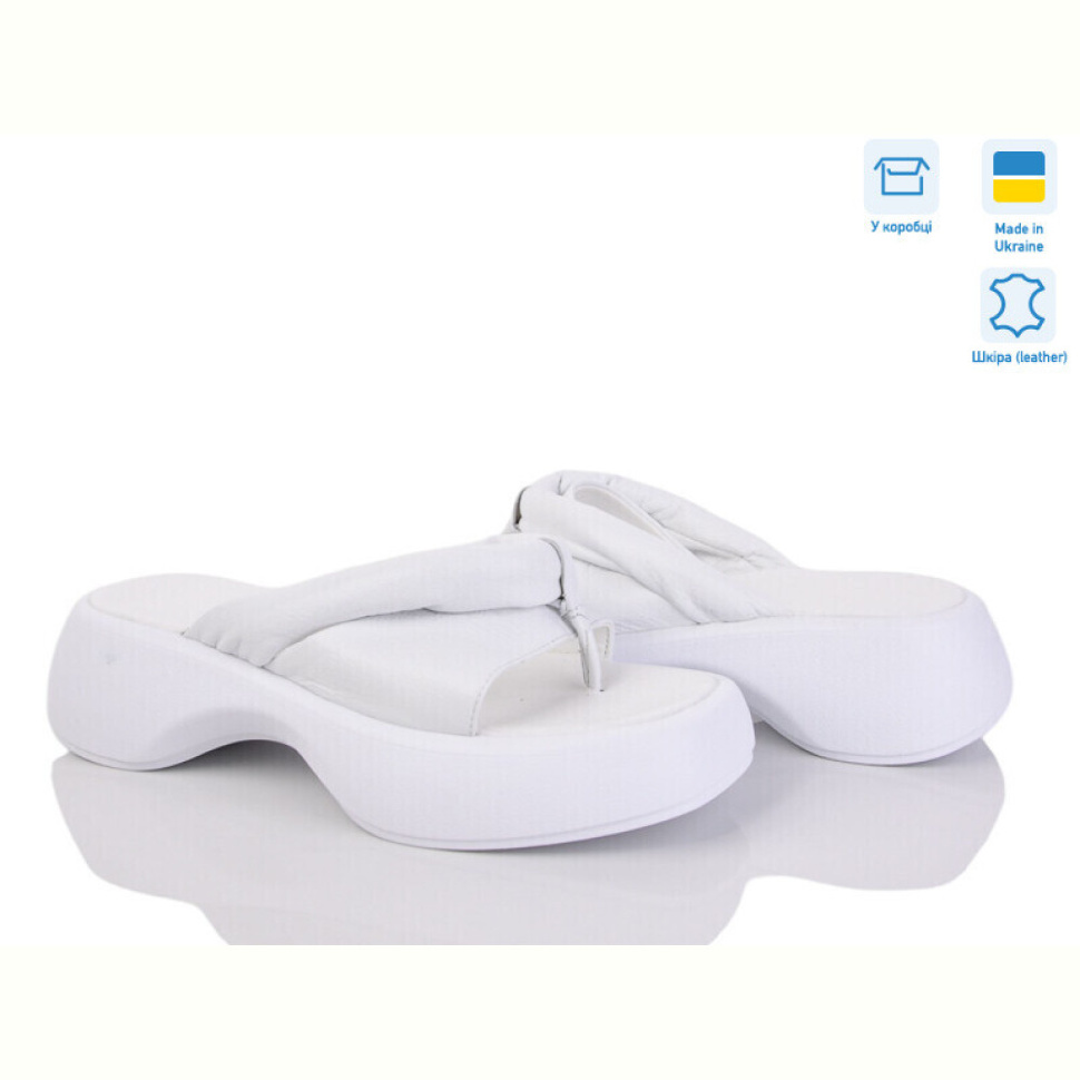 Шлепки G-Aira 4694 білий к.