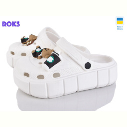 Кроксы Roks 152-17 білий