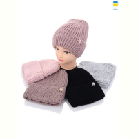 Шапка Angelica KW001-6 на флісі mix