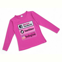 Батник Kids-modnik 4105 малиновий twitter