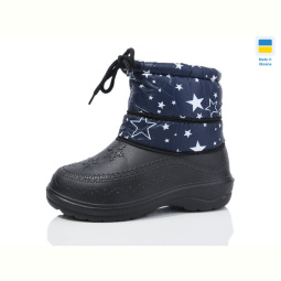 Сапоги из пены Inblue A12 термо зірка синій