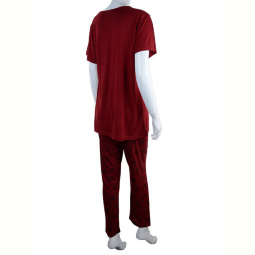 Пижама Obuvok 10202 bordo (04077)