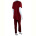 Пижама Obuvok 10202 bordo (04077)
