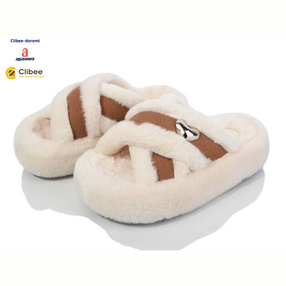 Тапки Clibee-Doremi M998 beige