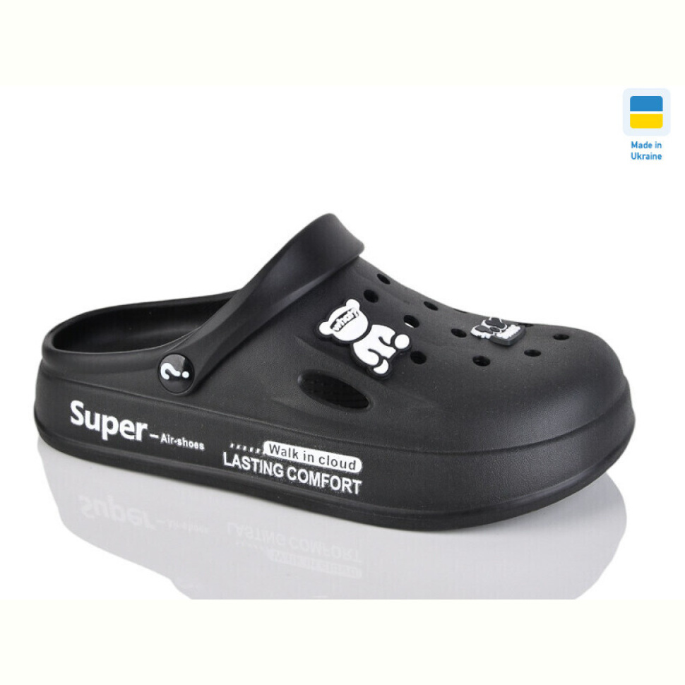 Кроксы Lot Shoes N108 чорний