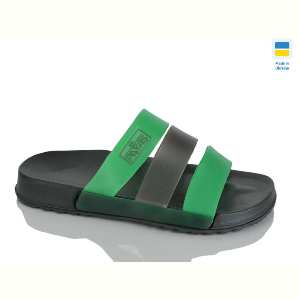 Шлепки Крок Люкс зелений