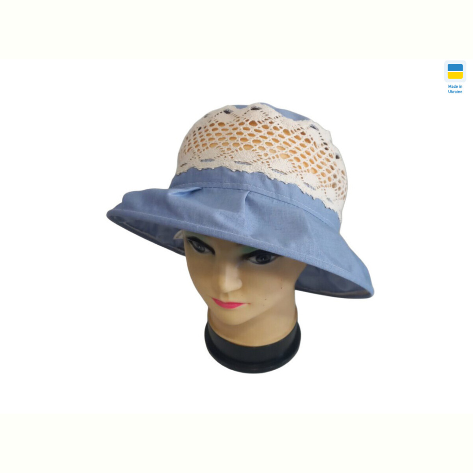 Шляпа Mabi 0789 блакитний