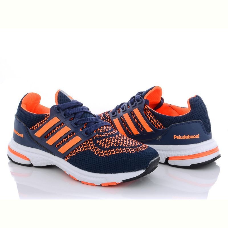Кроссовки Class Shoes A91 сине-оранжевый