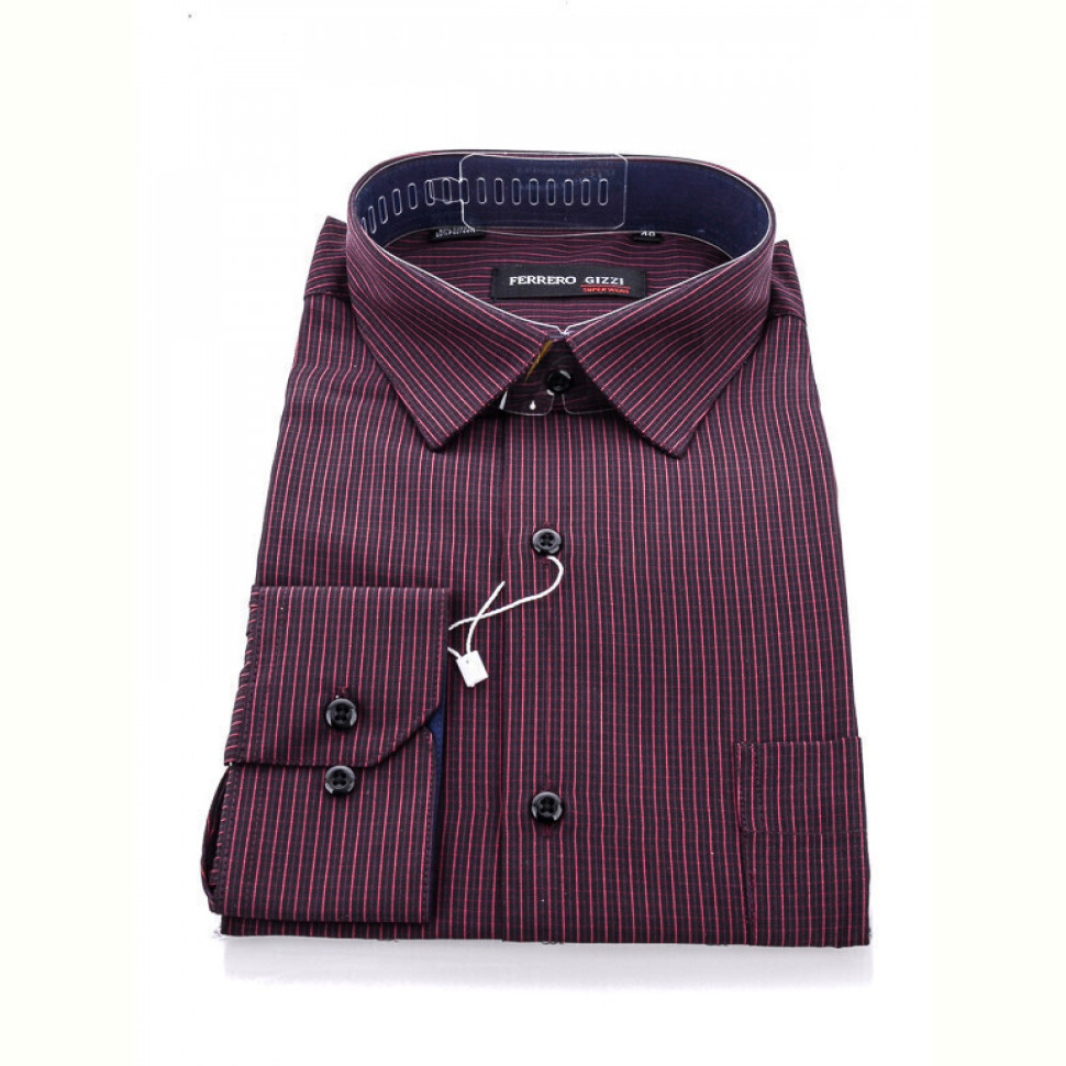 Рубашка Enrico 2462 bordo