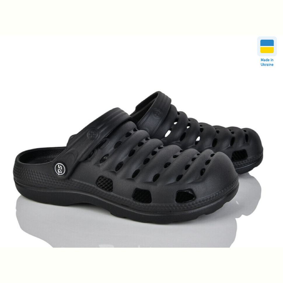 Кроксы Vladimir DS сабо3 чорний підліток