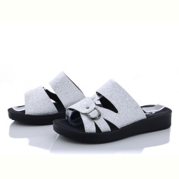 Шлепки Ok Shoes 229 silver