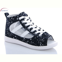 Кеды Victoria CF017 black-white